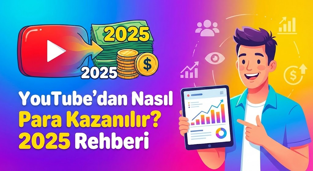 YouTube'dan Nasıl Para Kazanılır? 2025 Rehberi